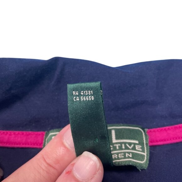 Lauren Ralph Lauren Active Womens Pink Blue Striped Full-zip Jacket Sz XL SKU 94 - Picture 7 of 13